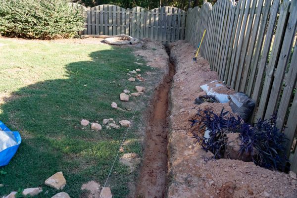 Trench Drain Installation in West Lafayette