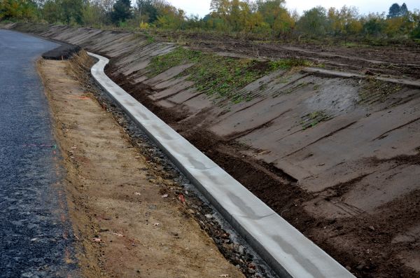 Slope Drainage Installation in West Lafayette