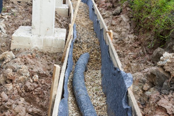 French Drain Installation in West Lafayette