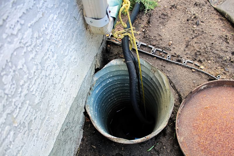 Basement Drainage Installation detail